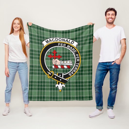 Clan MacDonald Lord of the Isles Junting Macdonald Fleecedecke (Beispiel)
