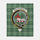 Clan MacDonald Lord of the Isles Junting Macdonald Fleecedecke (Vorderseite)