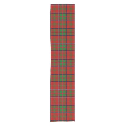 Clan MacDonald of Glencoe Tartan Kurzer Tischläufer (Vorderseite)
