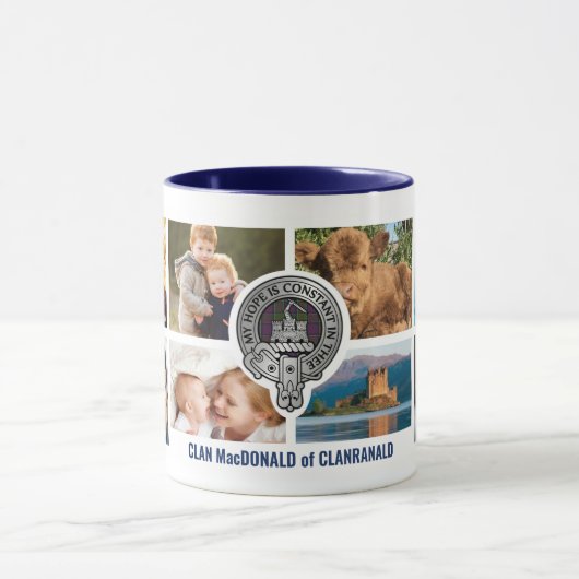 Clan MacDonald Personalisiert Family Tasse (Zentrum)