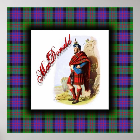 Clan MacDonald Scottish Dream Poster (Vorne)