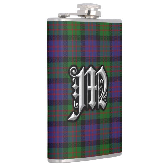Clan MacDonald Tartan-alte Schottland-Flasche Flachmann (Rechts)