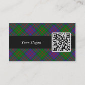 Clan MacDonald Tartan Business Card Visitenkarte (Rückseite)