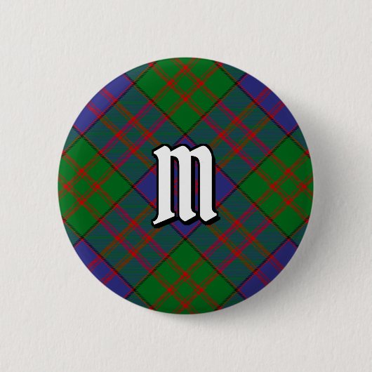Clan MacDonald Tartan Button (Vorderseite)