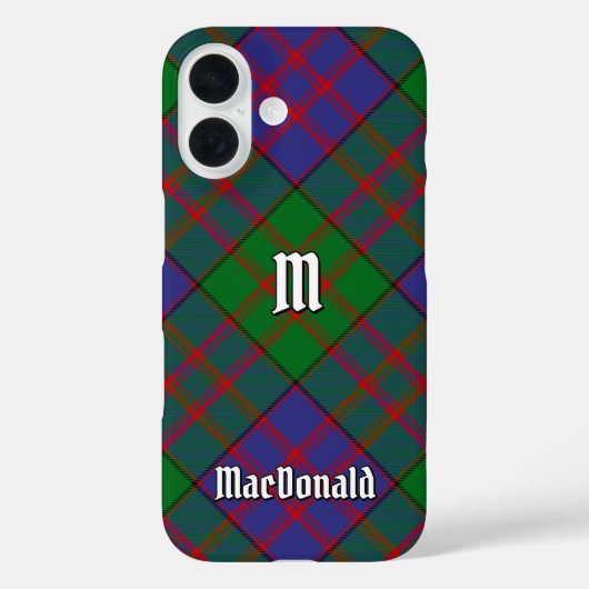Clan MacDonald Tartan Case-Mate iPhone Case (Rückseite)