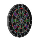 Clan MacDonald Tartan Dart Board Dartscheibe (Vorderseite Links)