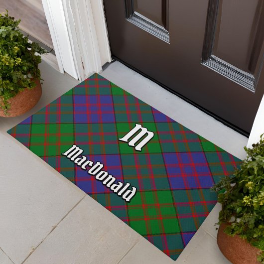 Clan MacDonald Tartan Doormat Fußmatte
