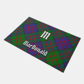 Clan MacDonald Tartan Doormat Fußmatte (Schrägansicht)
