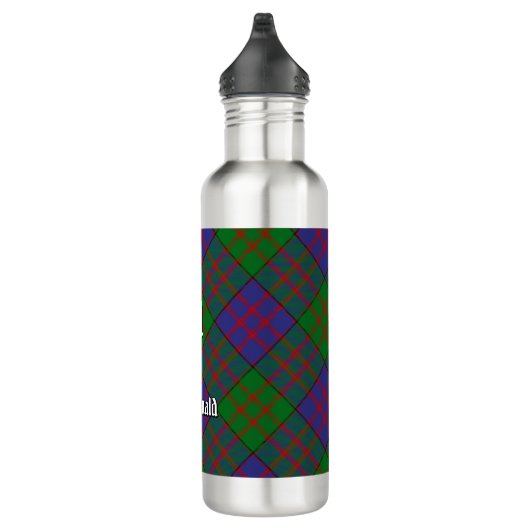 Clan MacDonald Tartan Edelstahlflasche (Rechts)