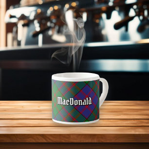Clan MacDonald Tartan Espresso Cup Espressotasse
