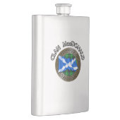 Clan MacDonald Tartan & Flag Flachmann (Rechts)