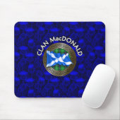 Clan MacDonald Tartan & Flag Mousepad (Mit Mouse)