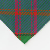 Clan MacDonald Tartan Fleece Blanket (Ecke)