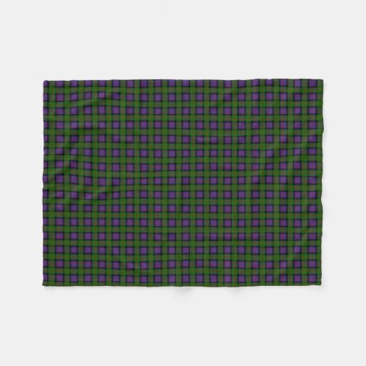 Clan MacDonald Tartan Fleecedecke (Vorderseite (Horizontal))