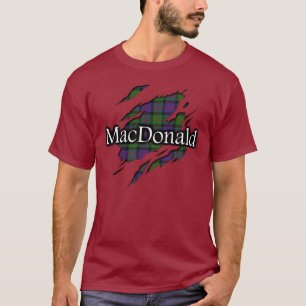 Clan MacDonald Tartan-Geist-Shirt T-Shirt