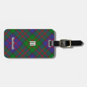Clan MacDonald Tartan Gepäck Tag Gepäckanhänger (Vorderseite horizontal)