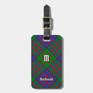 Clan MacDonald Tartan Gepäck Tag Gepäckanhänger