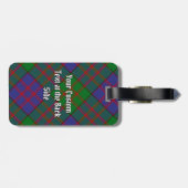 Clan MacDonald Tartan Gepäck Tag Gepäckanhänger (Rückseite horizontal)