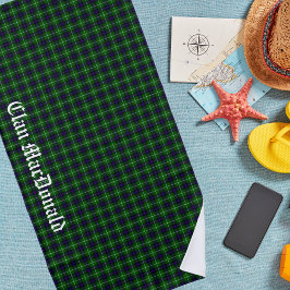 Clan MacDonald Tartan Kariert Strandtuch