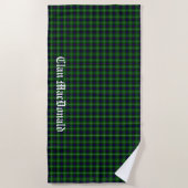 Clan MacDonald Tartan Kariert Strandtuch (Vorderseite)