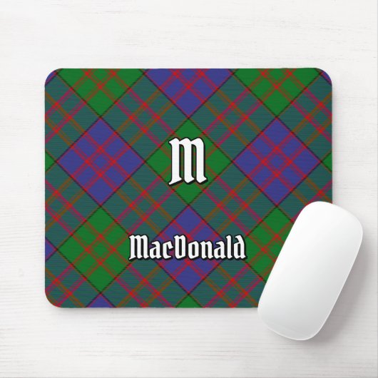 Clan MacDonald Tartan Mouse Pad Mousepad (Mit Mouse)