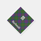 Clan MacDonald Tartan Napkins Serviette (Ecke)