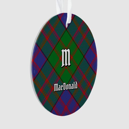 Clan MacDonald Tartan Ornament (Vorderseite)