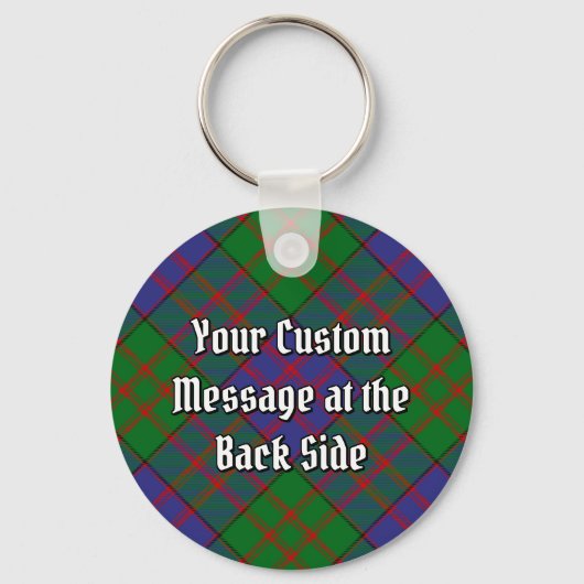 Clan MacDonald Tartan Schlüsselanhänger (Rückseite)