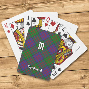 Clan MacDonald Tartan Spielkarten