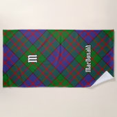 Clan MacDonald Tartan Strandtuch (Vorderseite)