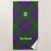Clan MacDonald Tartan Strandtuch (Vorderseite)