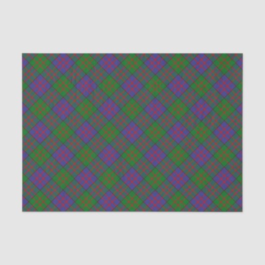 Clan MacDonald Tartan Tissue Paper Seidenpapier (Vorderseite)