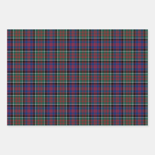 Clan MacDonald Tartan Variationen Geschenkpapier Set (Vorderseite 2)