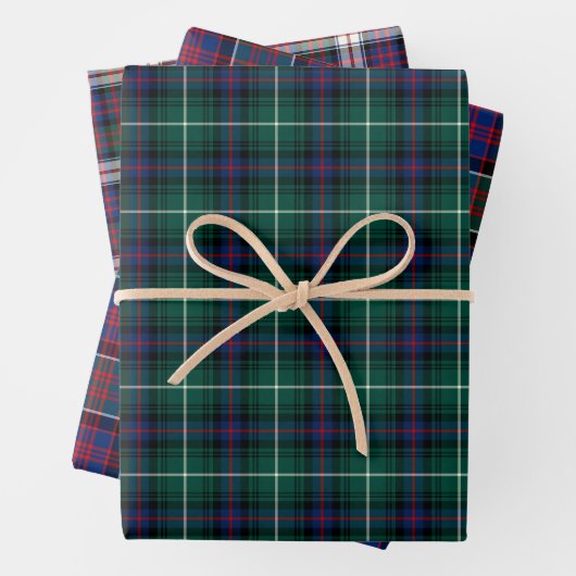 Clan MacDonald Tartan Variationen Geschenkpapier Set (Beispiel)