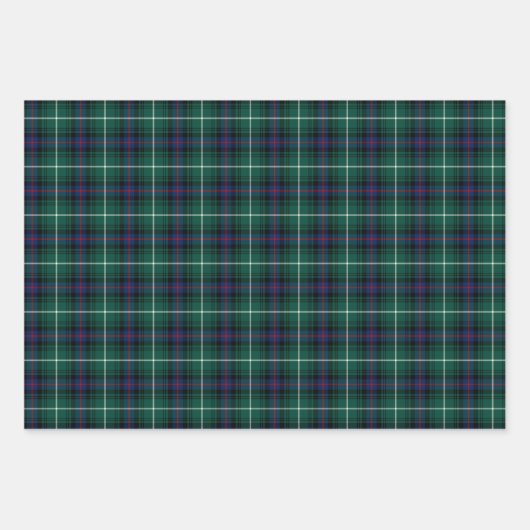 Clan MacDonald Tartan Variationen Geschenkpapier Set (Vorderseite)