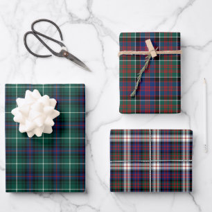 Clan MacDonald Tartan Variationen Geschenkpapier Set