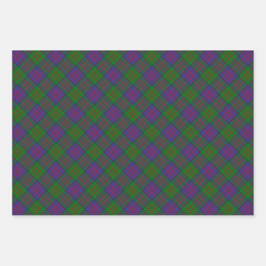 Clan MacDonald Tartan Wrapping Paper Sheets Geschenkpapier Set (Vorderseite 2)