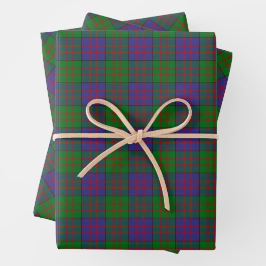Clan MacDonald Tartan Wrapping Paper Sheets Geschenkpapier Set (Beispiel)