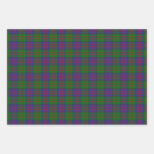 Clan MacDonald Tartan Wrapping Paper Sheets Geschenkpapier Set (Vorderseite)