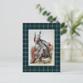 Clan MacDonald Vintag Illustration Tartan Frame Postkarte (Stehend Vorderseite)