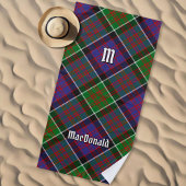 Clan MacDonald von Clanranald Tartan Beach Towel Strandtuch