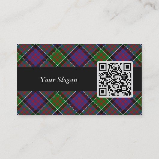 Clan MacDonald von Clanranald Tartan Business Card Visitenkarte (Rückseite)
