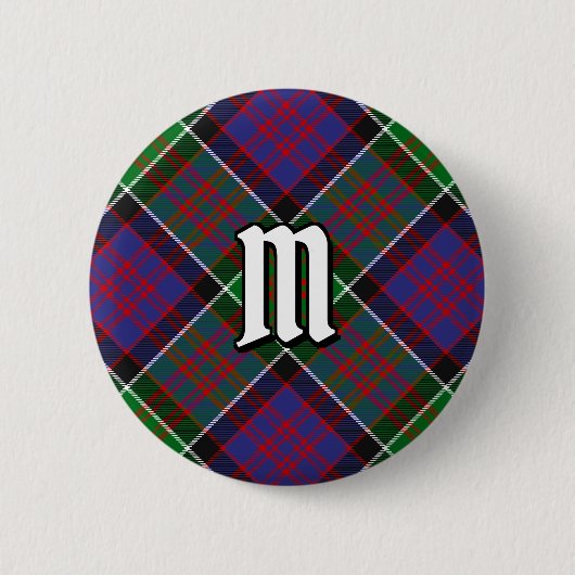 Clan MacDonald von Clanranald Tartan Button (Vorderseite)