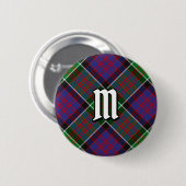 Clan MacDonald von Clanranald Tartan Button (Vorne & Hinten)