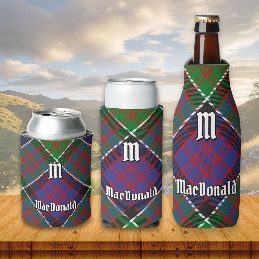 Clan MacDonald von Clanranald Tartan Can Cooler Dosenkühler