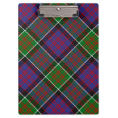 Clan MacDonald von Clanranald Tartan Clipboard Klemmbrett (Vorderseite)