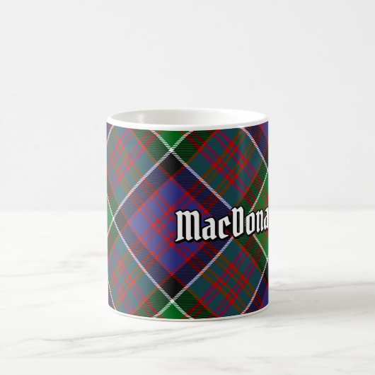Clan MacDonald von Clanranald Tartan Coffee Tasse (Mittel)