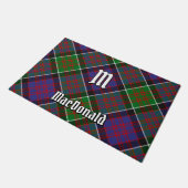 Clan MacDonald von Clanranald Tartan Doormat Fußmatte (Schrägansicht)