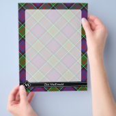 Clan MacDonald von Clanranald Tartan Flyer (Hand)