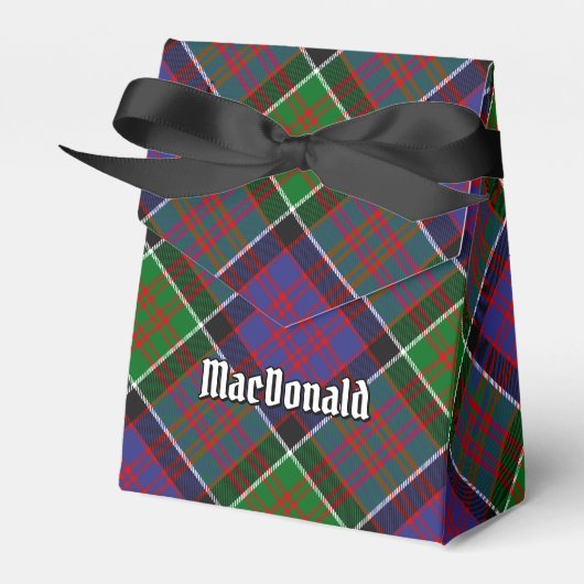 Clan MacDonald von Clanranald Tartan Gefälligkeits Geschenkschachtel (Vorderseite)